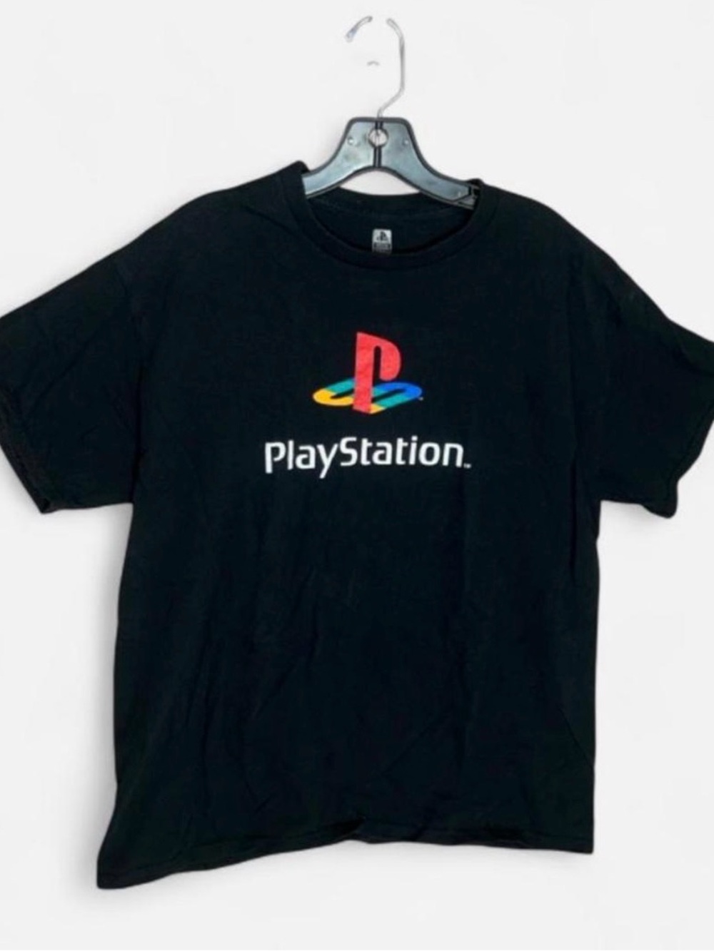Sony Black T-Shirt with Multicolor PlayStation Logo
